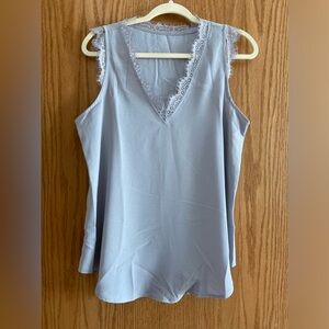 Chiffon Eyelash Tank